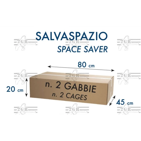 Cage D'élevage Pliable "BORMIO" 120x40x40 Cm 6 Cage D'élevage Pliable "BORMIO" 120x40x40 Cm – Image 4