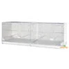 Cage D'élevage Pliable "Sestriere" 120x40x40 Cm -Oiseau Fournitures Soldes cage d elevage pliable sestriere 120x40x40 cm