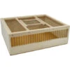Cage De Transport En Bois 35x31x11cm 2 Cage De Transport En Bois 35x31x11cm -Oiseau Fournitures Soldes cage de transport en bois 35x31x11