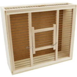 Cage De Transport En Bois 35x31x11cm -Oiseau Fournitures Soldes cage de transport en bois 35x31x11 2