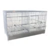 Cage Domus-Molinari 50cm Blanche 2 Cage Domus-Molinari 50cm Blanche -Oiseau Fournitures Soldes cage domus molinari 50cm blanche