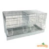 Cage Domus-Molinari 64cm Chromée -Oiseau Fournitures Soldes cage domus molinari 64cm chromee