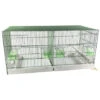 Cage Domus-Molinari 90cm Laquée En Vert -Oiseau Fournitures Soldes cage domus molinari 90cm chromee 2