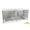 Cage Domus-Molinari 90cm Blanche Avec Parois Latérales Amovibles 2 Cage Domus-Molinari 90cm Blanche Avec Parois Latérales Amovibles -Oiseau Fournitures Soldes cage domus molinari avec parois laterales amovible de 90cm blanche