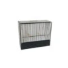 Cage D'exposition Indigène 15 Cm En PVC 2 Cage D'exposition Indigène 15 Cm En PVC -Oiseau Fournitures Soldes cage expo en pvc indigene devanture noire 1
