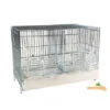 Cages Domus-Molinari 45cm Blanche -Oiseau Fournitures Soldes cages domus molinari 55x27x35cm