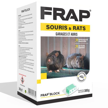 FRAP Block Garage & Abris 300 G - Combattre Souris Et Rats 3 FRAP Block Garage & Abris 300 G - Combattre Souris Et Rats