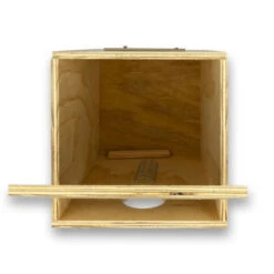 Nichoir Vertical Pour Grandes Perruches 22x22x30 Cm -Oiseau Fournitures Soldes nichoir vertical pour grandes perruches 22x22x30 cm 2