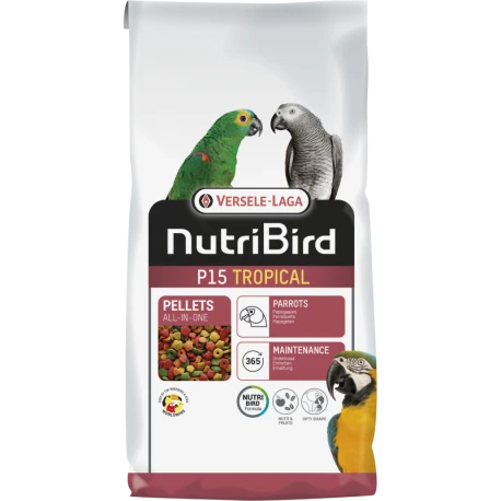 VERSELE-LAGA Nutribird P15 Tropical 10kg - Granulés Extrudés - Aliment D'entretien Pour Perroquets 3 VERSELE-LAGA Nutribird P15 Tropical 10kg - Granulés Extrudés - Aliment D'entretien Pour Perroquets