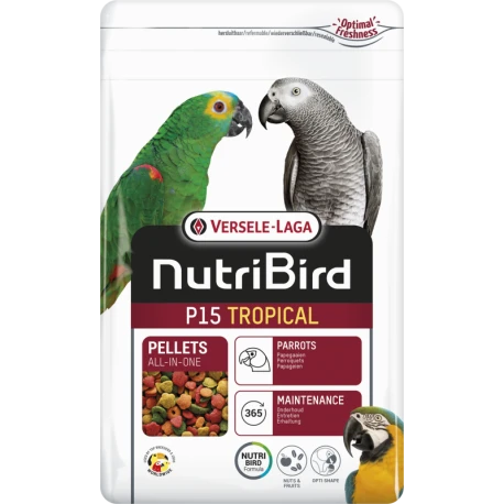 VERSELE-LAGA Nutribird P15 Tropical 3kg - Granulés Extrudés - Aliment D'entretien Pour Perroquets 3 VERSELE-LAGA Nutribird P15 Tropical 3kg - Granulés Extrudés - Aliment D'entretien Pour Perroquets