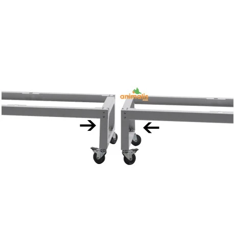 Pied Sur Roulettes De 180cm Pour Les Cages Pliables De 90 Cm - 2gr 4 Pied Sur Roulettes De 180cm Pour Les Cages Pliables De 90 Cm - 2gr – Image 2