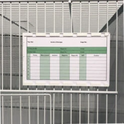 FAUNA Porte étiquette Aimanté (12 Pièces) - 13x8cm -Oiseau Fournitures Soldes porte etiquette aimante 1 2